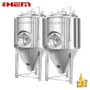 Fermentadores de 2000 l de equipamento de fermentação de cerveja, fermentadores de cerveja cônicos de aço inoxidável
