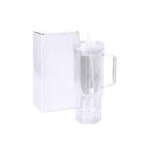Gobelet de voyage transparent pré-percé de 40 oz, gobelet à neige en plastique, <span class=keywords><strong>verre</strong></span> à vin à <span class=keywords><strong>double</strong></span> <span class=keywords><strong>paroi</strong></span> - Product Image 3