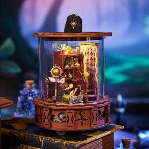 Hamaileon 3D DIY Rotatif Modèle Kits de Construction en Bois Puzzles pour Adolescents Garçons âgés de 14 ans et plus Décoration de Bureau Artisanat/Loisirs/Cadeaux Ensembles - Product Image 1