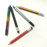 Ensemble de crayons de couleur hexagonaux en bois SHENGYADA 3,5'' Mini Golf Sketch Case, 6 couleurs, certifié EN71 pour l'art et la conception