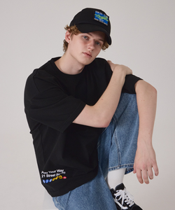 เสื้อยืดแขนสั้นโอเวอร์ไซส์สไตล์ลำลอง ผ้าฝ้ายทรงหลวม ใส่ได้ทั้งชายหญิง สไตล์มินิมอล สำหรับเด็กชาย เด็กหญิง ผู้ชาย ผู้หญิง - Product Image 2