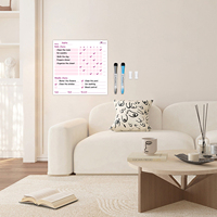 Tableau magnétique effaçable à sec pour menu hebdomadaire UCI, à suspendre, avec liste de tâches et autocollants décoratifs – Nouveauté très prisée