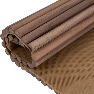 MUMU DESIGN Bon <span class=keywords><strong>Prix</strong></span> Motif Bois Massif <span class=keywords><strong>Noyer</strong></span> pour Meubles Décoration Murale Panneau Incurvé Flexible Pliable - Product Image 5