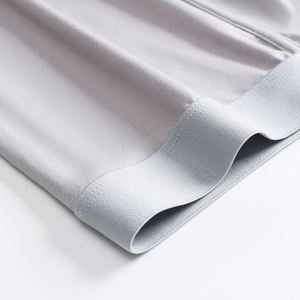 Men's XL Bamboo Fiber Sports <b>Boxer</b> Briefs Open Bottom <b>Long</b> Mid-Rise Underwear Direct Sales From Cross-Border Manufacturer - Product Image 2