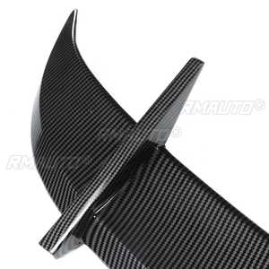 Aileron arrière style AK pour Volkswagen VW MK7 MK7.5 R-LINE R, aspect carbone/noir, pour coffre arrière. - Product Image 6