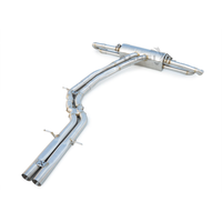 Sistem Knalpot Catback Valvetronic Stainless Steel T304 untuk Porsche Cayenne Turbo 4.0T 2017-2023, Peredam Suara Performa Tinggi, Pasangan OEM 1:1
