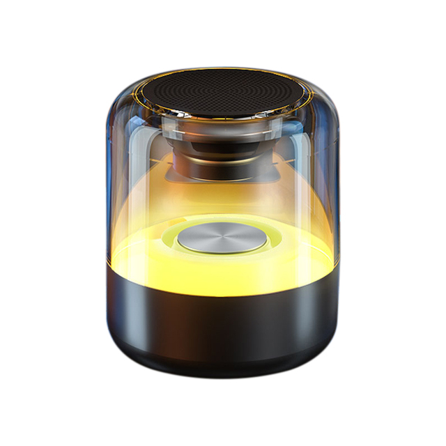Waterproof Desk Wireless for Speaker FM Radio Multi Color Rainbow RGB Lighting Voice Control Plastic Glass for Home Party