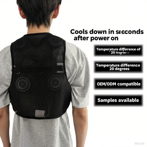 Tuta <span class=keywords><strong>da</strong></span> Lavoro Unisex Estiva Intelligente con Raffreddamento e Riscaldamento Peltier, Traspirante e ad Asciugatura Rapida, in Poliestere per Lavoratori Edili e Attività all'Aperto - Product Image 4