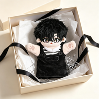 Marionnette à main personnalisée en peluche, poupée anime, jouet doux, conception personnalisée, fabricant OEM ODM, vente en gros