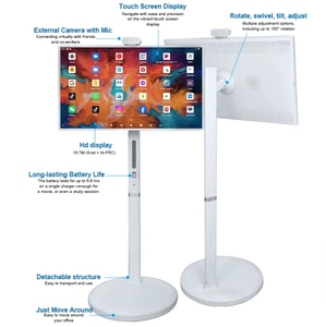 Best Seller <span class=keywords><strong>TV</strong></span> portátil inteligente de 24,5 pulgadas 1080p HD Ruedas de soporte inalámbricas Pantalla táctil Gráficos de animación al aire libre inteligentes - Product Image 4