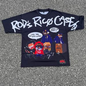 T-shirt ample vintage en coton de haute qualité, imprimé DTG, avec logo personnalisé, coupe courte, déchirée et cousue - Product Image 2