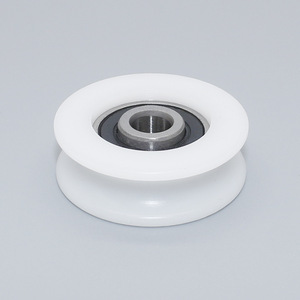 Manufacturer-Supplied 6*30*10mm Deep Groove Ball Bearings Plastic-Coated POM Plastic <b>Guide</b> Rails <b>Rope</b> Pulleys U-Shaped Conveyors - Product Image 2