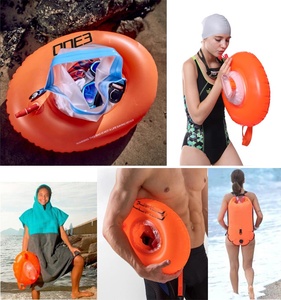 Boya de Seguridad de PVC para Natación, Flotador Tipo <span class=keywords><strong>Donut</strong></span>, Bolsa Seca Inflable, para Nadadores y Triatletas - Product Image 5