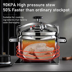 الفائزون: وعاء تعليب كبير من الفولاذ المقاوم للصدأ مع غطاء للاستخدام المنزلي والتجاري أي موقد علوي الضغط - Product Image 4