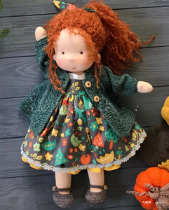 Muñeco Waldorf de Algodón Hecho a Mano, Peluche de Peluche para Niña, Juguete para Dormir, Regalo de Cumpleaños - Product Image 4