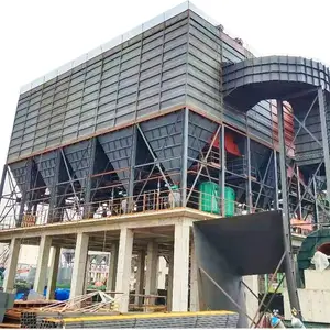 Steel Plant Dust Collection System Air Filter Bags 1000 KW Fan Smoke Sucker Electrostatic Precipitators Dust Collector