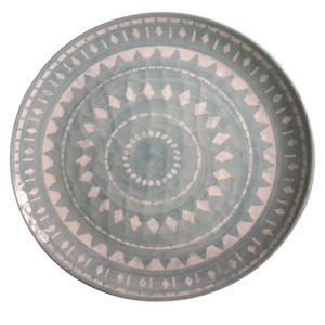 Juego de cena de melamina, vajilla de lujo de color crema - Product Image 6