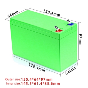 Hộp đựng pin rỗng 12V/24V 3Ah 6Ah 7Ah 10Ah 12Ah, vỏ nhựa ABS, hộp chứa pin Lithium - Product Image 4