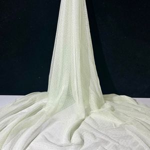 Tissu en maille hexagonale multicolore de 160 cm de large, tissu en polyester à motif de points, <span class=keywords><strong>tulle</strong></span> pour vêtements, sacs, robes - Product Image 2