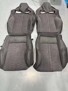 อุปกรณ์ตกแต่งรถยนต์ RS6 RS7 เบาะนั่งสปอร์ต คาร์บอนไฟเบอร์ เบาะนั่งรถแข่งแบบ Bucket หุ้มหนังสั่งทำพิเศษ สำหรับ A3 A5 A6 A7 A8 Q3 Q5 Q7 - Product Image 4