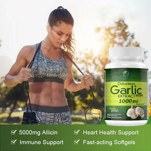 Cápsula de aceite de ajo orgánico Halal Suplemento DE SALUD Cápsula de aceite de ajo - Product Image 2