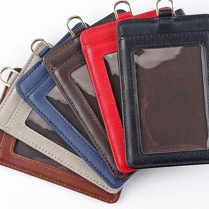 Gold Bass First-Layer PU Leather <b>Card</b> and Badge <b>Holder</b> for Business and ID <b>Cards</b> Employee Work Access <b>Card</b> <b>Holder</b> - Product Image 3