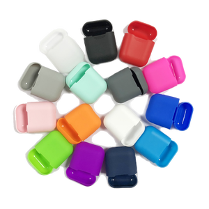 Mini Silicone morbido per <span class=keywords><strong>custodia</strong></span> Airpods <span class=keywords><strong>custodia</strong></span> antiurto per <span class=keywords><strong>Apple</strong></span> AirPods custodie per auricolari <span class=keywords><strong>custodia</strong></span> protettiva per baccelli Ultra sottili - Product Image 1