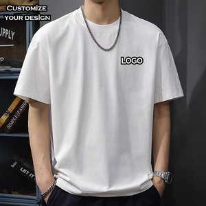 Fabricant de t-shirts d'impression par presse à chaud 100% coton t-shirts décontractés et lourds avec logo personnalisé t-shirts surdimensionnés pour hommes <span class=keywords><strong>Nice</strong></span> - Product Image 1