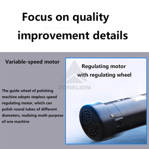 Machine de polissage d'ébavurage de bord de plaque de tôle d'acier en métal d'acier inoxydable - Product Image 6