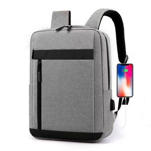 Custom Logo High-capacity Multifunctional Laptop Travel <b>Backpack</b> Zipper USB Waterproof Oxford Polyester Lining Physiological - Product Image 2