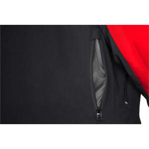 TAIGA giacca da uomo Enduro con maniche staccabili e protezioni incluse nero/rosso - Product Image 4