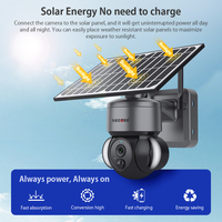 Caméra solaire Sectec Hot HD 4G de haute qualité support de moniteur étanche IP66 extérieur système alimenté par énergie solaire réseau Ip personnalisé