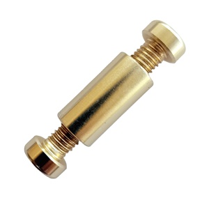 Akrilik işaret tutucu bağlantı elemanları için çift taraflı Standoff alüminyum paspayı çift kafa işareti Standoff vidalar - Product Image 1