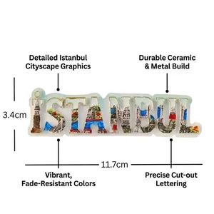 Imán de Resina 3D de Turquía, Imán de Refrigerador con Monumentos de <span class=keywords><strong>Ciudades</strong></span> <span class=keywords><strong>Turcas</strong></span>, Recuerdo de Viaje Turístico, Decoración para el Hogar, Artesanía - Product Image 5