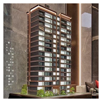 Fabricante, venta al por mayor, modelos de arquitectura en miniatura, modelo a escala 3D para arquitectura, modelo a escala de edificio de oficinas