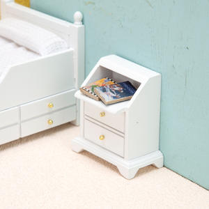 Mini créatif multifonctionnel bois casier armoire de rangement bébé maison maison de poupée Simple Table de chevet ménage tiroir créatif - Product Image 4