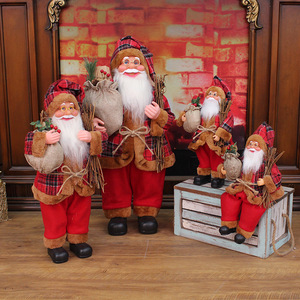 <b>Santa</b> Claus Christmas Decoration 24 Inch <b>Standing</b> Figurine For Home Indoor Display - Product Image 2