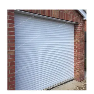 Puerta enrollable automática de aluminio avanzada personalizada para garaje