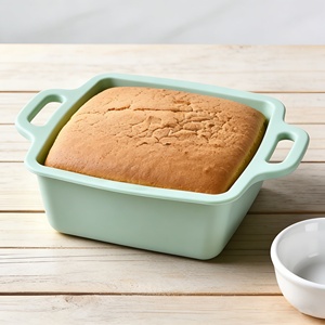 Molde de silicona cuadrado grande personalizado para pasteles, molde de silicona engrosado para mousse, molde de silicona de grado alimenticio para base de pastel chiffon y pan. - Product Image 4