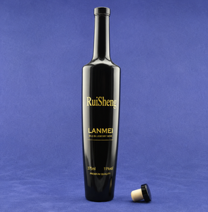 Botella de Vidrio para Vodka, Whisky o <span class=keywords><strong>Mezcal</strong></span>, Proceso Frost, Transparente, 375ml, 500ml, 700ml, 750ml, con Tapón de Corcho - Product Image 5