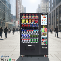 Distributeur automatique de collations et de boissons RUNYANG personnalisé à monnayeur, pour la vente de nourriture et de boissons