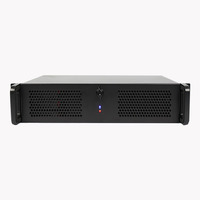 Boîtier de serveur court 2U, profondeur 280 mm, avec 3 baies à échange à chaud, châssis de serveur 2U pour montage en rack pour carte mère ITX
