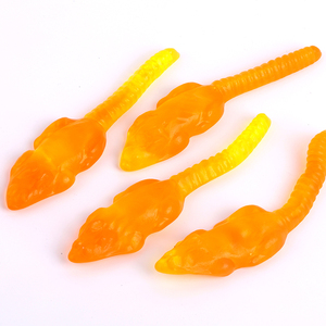 ผู้ผลิตลูกอมกัมมี่จีน ขายส่งขนมหวานรสผลไม้รวมแบบฮาลาล กัมมี่รูปหนู - Product Image 4