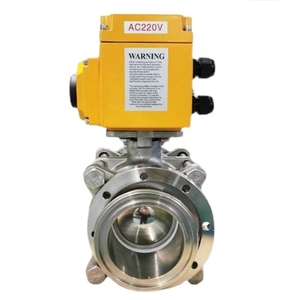 SS304 Stainless Steel Tri <b>Clamp</b> Vacuum Ball Loose Flange High Vacuum Pipeline Flow Control DN65 - Product Image 5