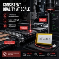 Batería de Polímero de Litio Personalizada 103450 de 3.7V y 2000mAh con PCM y Conector JST para Altavoces Inteligentes y Dispositivos Portátiles
