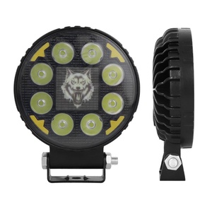 8 LED blanches et ambre, systèmes d'éclairage personnalisés pour motos, accessoires, projecteur LED, éclairage de travail pour voitures et camions - Product Image 5