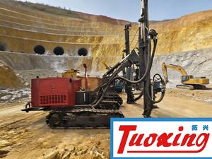 Equipo de perforación DTH KP-5 de alta fuerza de impacto, accionado por diésel, para minería de piedra sobre orugas. - Product Image 3