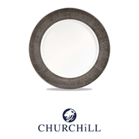 Assiette à dîner Bamboo Relief Dusk 30,5 cm Churchill Vitrifiée -12-Dubalp12