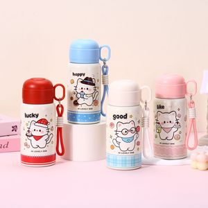 500ml Eco-Friendly Large Capacity Cute Cartoon <b>Kids</b> Insulated Stainless Steel Tumbler with Handle Portable for School - Product Image 2
