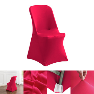 Modern Nordic Solid Color Elastic Folding <strong>Chair</strong> <strong>Cover</strong> Simple Luxury Style Printed for Hotels Offices Conferences Weddings - Product Image 6